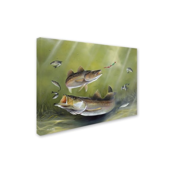 Geno Peoples 'Speckled Trout' Canvas Art,35x47